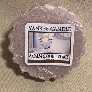 Yankee Candle A Calm & Quiet Place Wax Melt  Home Bath .8oz NWT